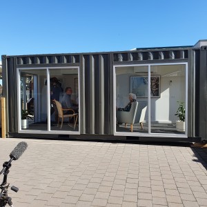 Container pods connect aged care residents with their loved ones