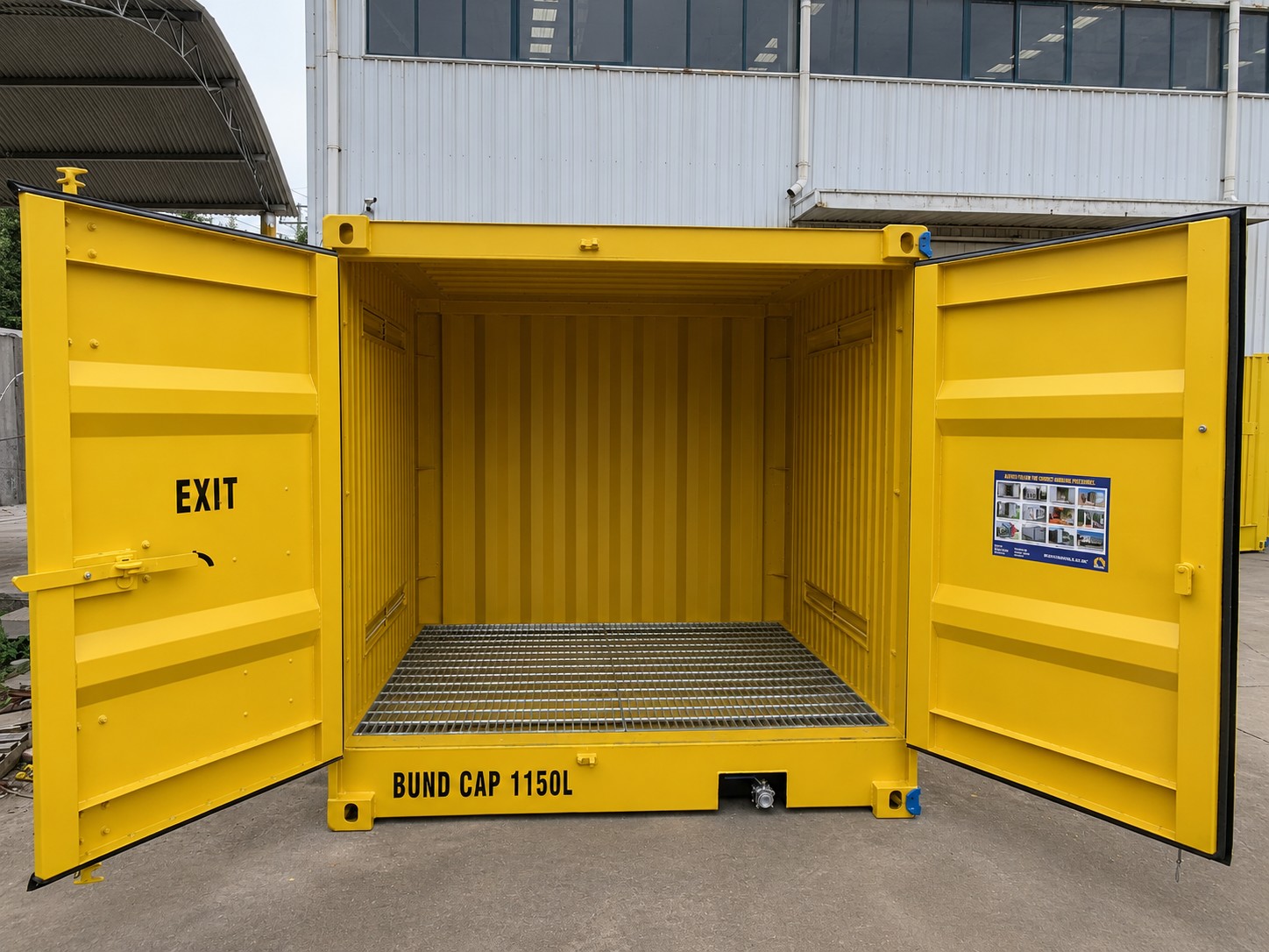 8ft Dangerous Goods and Chemical Storage Containers
