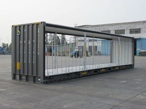 Rail Curtainside Containers